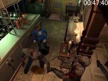 PC版バイオハザード3 ノーセーブでナイフ殲滅 Part2