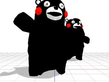 試作くまモンPMDにPerfumeGlobal踊らせてみる