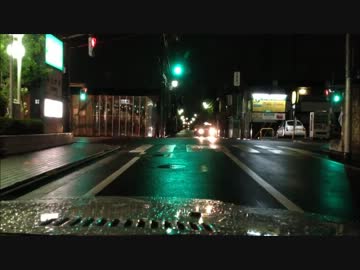 iphone5車載動画テスト【夜間】