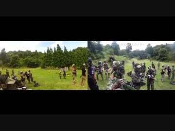 サバゲーをFPS風に撮ってみた 2012.07.15 OGC FPS Airsoft フラッグ戦2