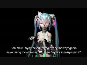 [MMD] 猫早口言葉 [化物語]