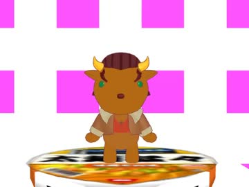 【MMD】牛角さん（獣）でte-yut-te【モデル配布】