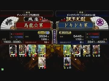 戦国大戦 頂上対決 2012/9/26 馬龍☆軍 VS ドキドキ軍