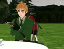 【APヘタリアMMD】どきどきしながら銃をいじる英の後ろで爆竹ドッキリ