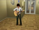 【Sims3でAPﾍﾀﾘｱ】親分がひたすらギターを弾くだけ -1-