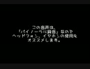 バイノーラル録音＜車の運転＞