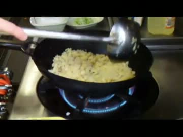 お家の火力でパラパラチャーハン