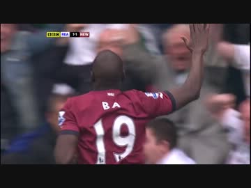 【EPL12-13】 レディングvsニューカッスル ハイライト