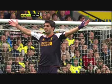 【EPL12-13】 ノリッジ・シティvsリヴァプール ハイライト