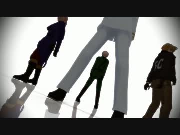 【APヘタリアMMD】仏日英米で少女未遂
