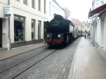 モリー鉄道併用軌道区間