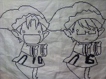 【刺繍】｢秀徳は衰退しました」を縫ってみた