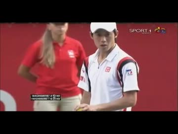 ATPテニス 楽天ジャパンオープン 準決勝 錦織圭vsバグダディス(2012.10.6)