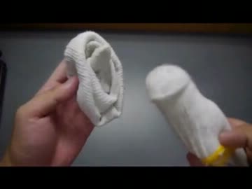 軍手でマツタケとアワビ作ってみた【修正版】