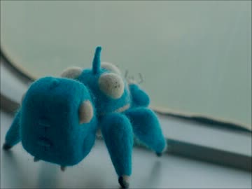 羊毛フェルトで攻殻機動隊のタチコマ作ってみた