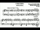 【カプースチン】ソナチナ Op.100