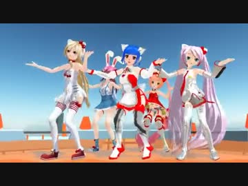 キティラー五人娘で「Glory Days!」モーション配布版.mp4