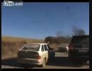 【AK-47】 ロシアの道路交通事情 【体当たり】