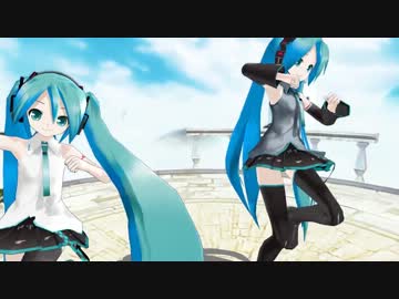 【MMD】ミクさん・ちびミクさんでハートキャッチ☆パラダイス【Lat式】