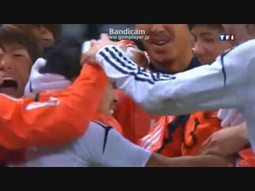 日本対フランス（ゴール&川島シーン）