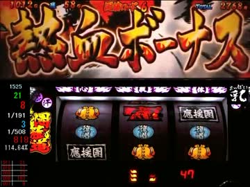 パチスロ実機】押忍!!豪炎高校応援団・設定6【3翔目