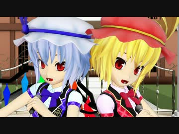 【MMD】カラフル×メロディ　スカーレット姉妹　アイドル＠スクール　