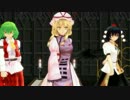 【MMD】紫、幽香、文の３人で千本桜【東方】