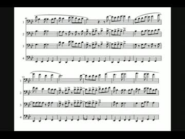 みくみくにしてあげる トロンボーン4重奏 ニコニコ動画