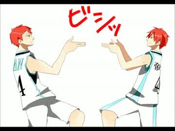 手描き黒バス 赤司様でスタイリッシュいちまんじゃく ニコニコ動画