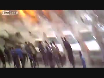 【衝撃映像】 爆破テロの瞬間