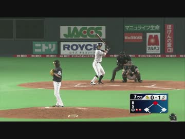 パ・リーグＣＳファイナルＳ第２戦　勝利を決定付ける連日の糸井弾！