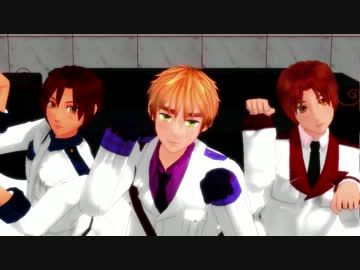 Apヘタリアmmd 眉毛とくるんで ネコミミアーカイブ ニコニコ動画