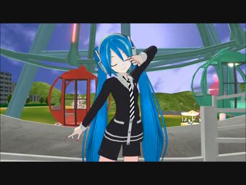 【MMD】WAVEFILE　遊園地チックな場所で