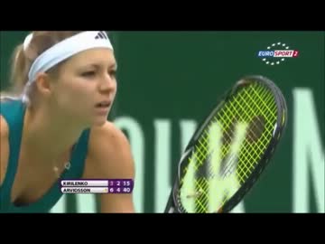 WTAテニス クレムリンカップ準々決勝 キリレンコvsアルビドソン(2012.10.19)