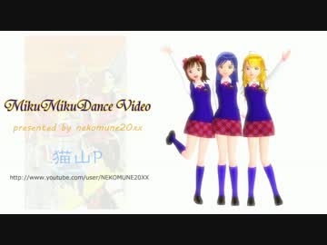 [ﾌﾙHD]【総天然色MMD】THE MIZUGIM@STER チョコレイト・ディスコ