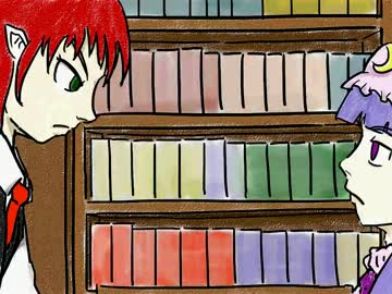 淡々と進む東方手書き漫画　【悪魔】　その２