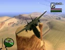 GTA SA F-14で敵機破壊、その後Area69を飛行