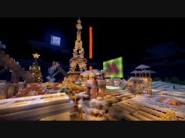 【Minecraft】断崖絶壁の村を城塞都市にする part2_後編【ゆっくり実況】