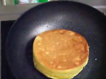 厚いホットケーキを作ってみた 2nd dish