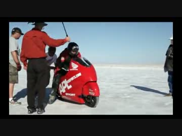 HONDA　CBR１０００RRで時速４２６キロ