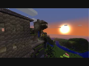 【Minecraft】崖の上の建設記 Part1【結月ゆかり＋ゆっくり実況】