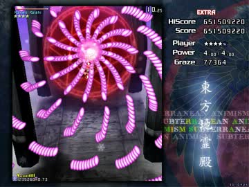 【TAS】東方地霊殿Ex 14.89億 霊夢・射命丸装備 part3【完成版】