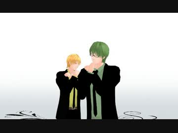 【MMD黒バス】緑間と黄瀬でmagnet（リテイク）