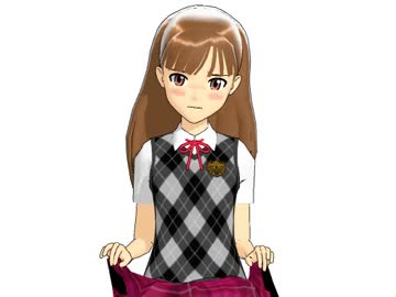 【ＭＭＤ】 ぱんつ伊織 ちょっとだけなんだからっ！ 【ぱっつん合成】