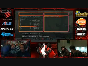 CanadaCup2012 day1 スパ4AE2012プール予選　かずのこ vs Justin Wong