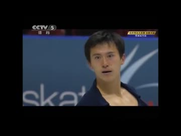 フィギュアスケートGP 第2戦カナダ 男子SP P・チャン (2012.10.26) 中国実況
