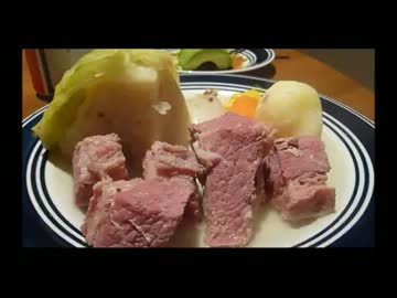 アメリカの食卓 72  コーンドビーフ＆キャベツを食す！