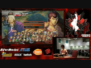 CanadaCup2012 day2 スパ4AE2012 Grand Final　Xian vs マゴ part2～表彰式