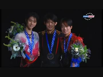 2012 Skate America 男子シングル表彰式 British Euro Sport
