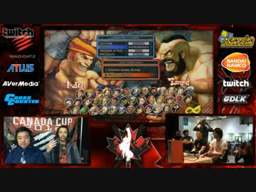 CanadaCup2012 day3 スパ4AE2012 国別対抗5on5 WinnersFinal JAPAN vs USA2 part1